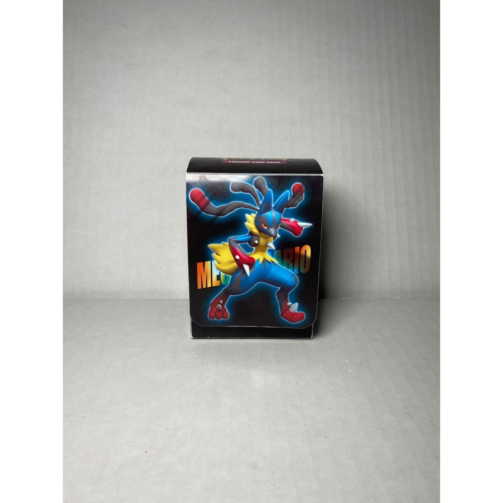 Pokemon‎ TCG Mega Lucario Deck Box 2016 Fighting Type Hawlucha Machamp Landorus